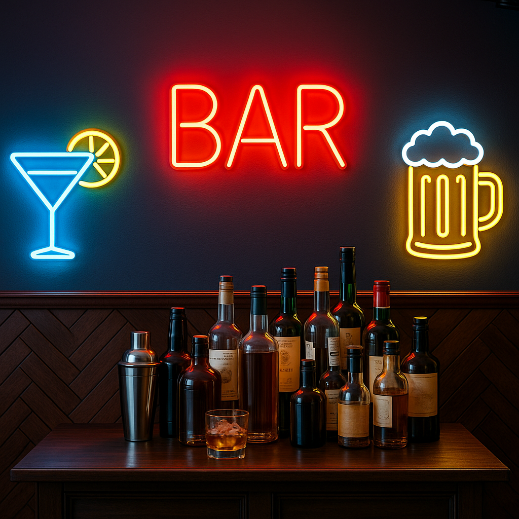 33 Best Neon Bar Signs to Brighten Up Your Home Bar 33 Best Neon Bar Signs to Brighten Up Your Home Bar