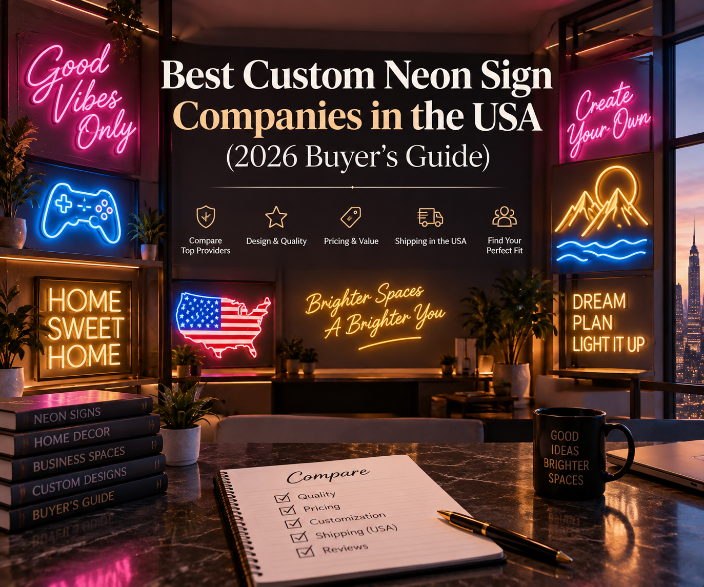 Best Custom Neon Sign Companies in the USA (2026 Guide) Best Custom Neon Sign Companies in the USA (2026 Guide)
