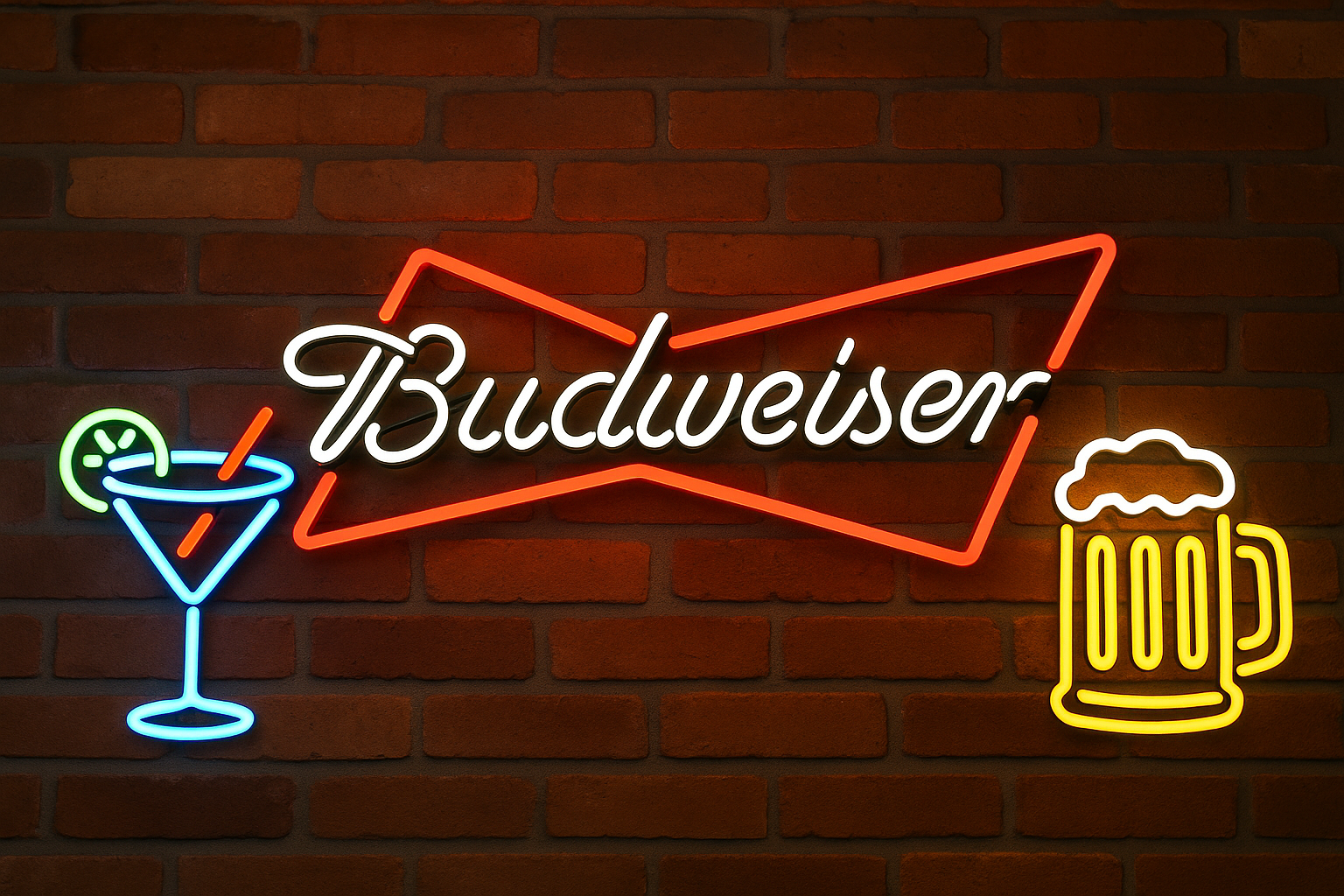 Budweiser, Vintage, and Retro Neon Beer Signs for Home Bars Budweiser, Vintage, and Retro Neon Beer Signs for Home Bars
