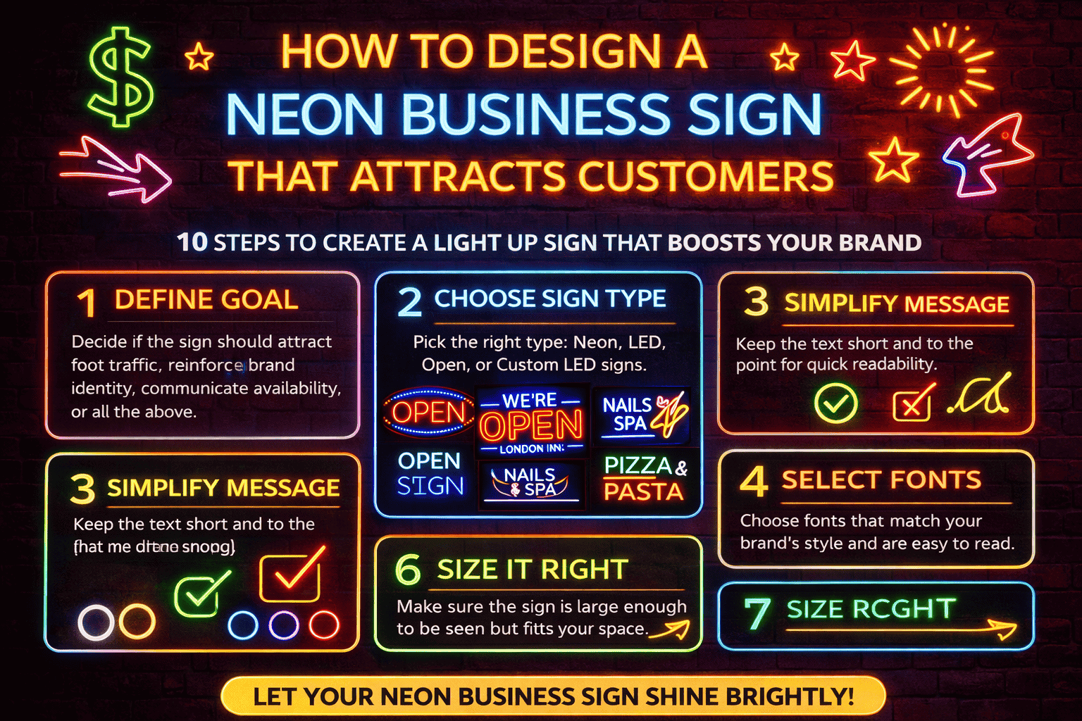 How to Design a Neon Business Sign That Attracts Customers How to Design a Neon Business Sign That Attracts Customers