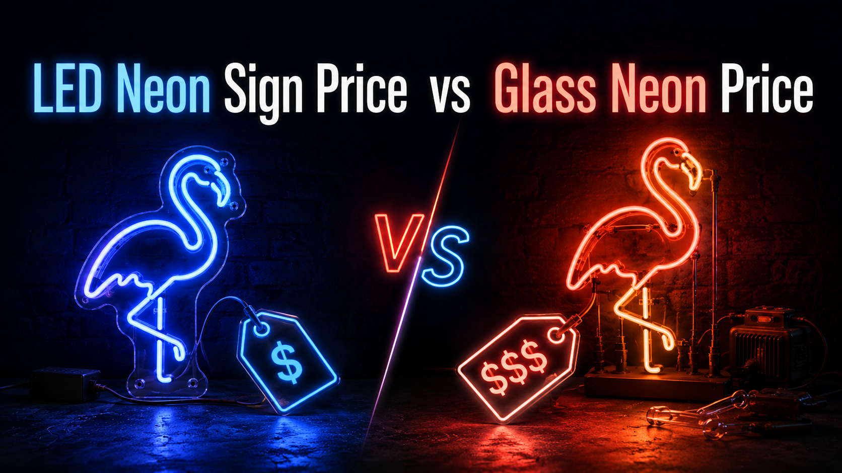 LED Neon Sign vs Glass Neon: Price, Durability & Which Is Better? LED Neon Sign vs Glass Neon: Price, Durability & Which Is Better?