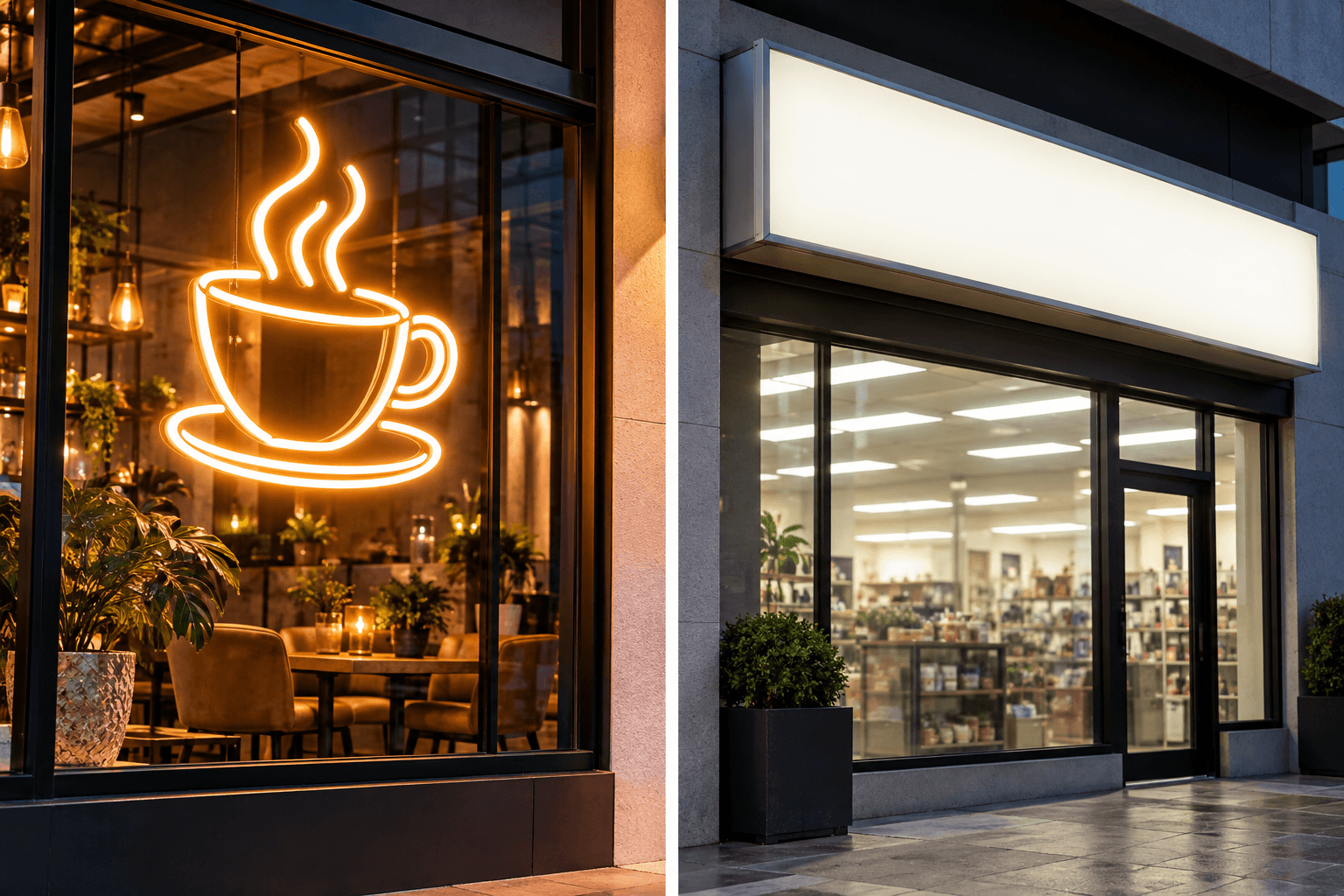 LED Neon vs. Fluorescent Signs: Which Is Better for Your Business? LED Neon vs. Fluorescent Signs: Which Is Better for Your Business?