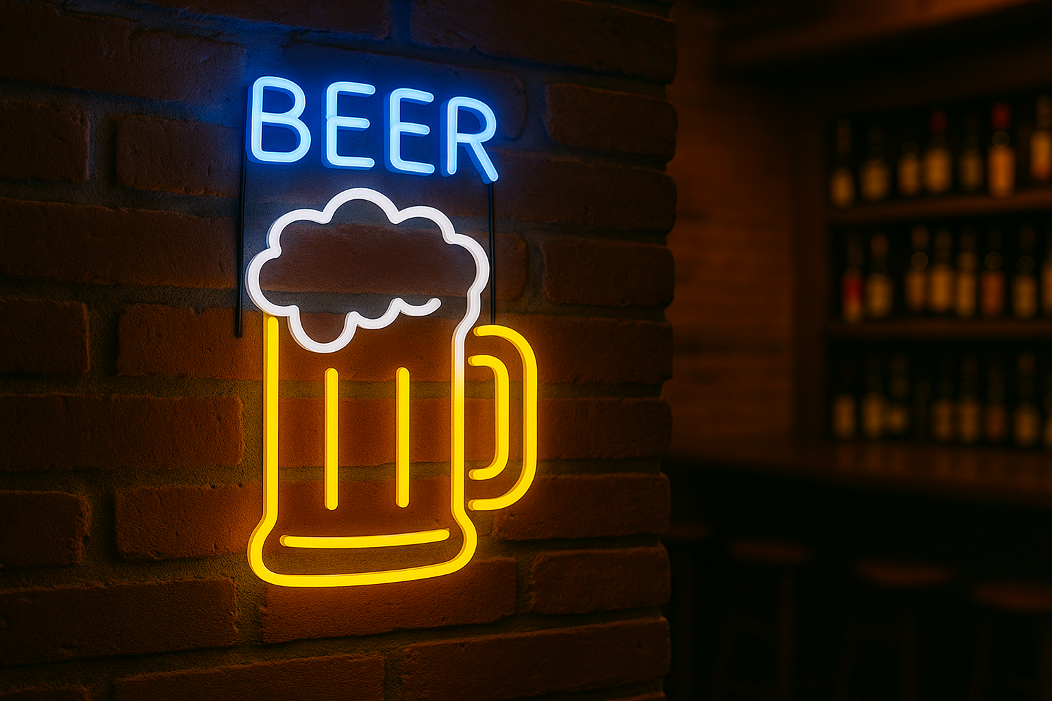 Neon Beer Signs: The Ultimate Bar Decor Trend for Beer Lovers Neon Beer Signs: The Ultimate Bar Decor Trend for Beer Lovers
