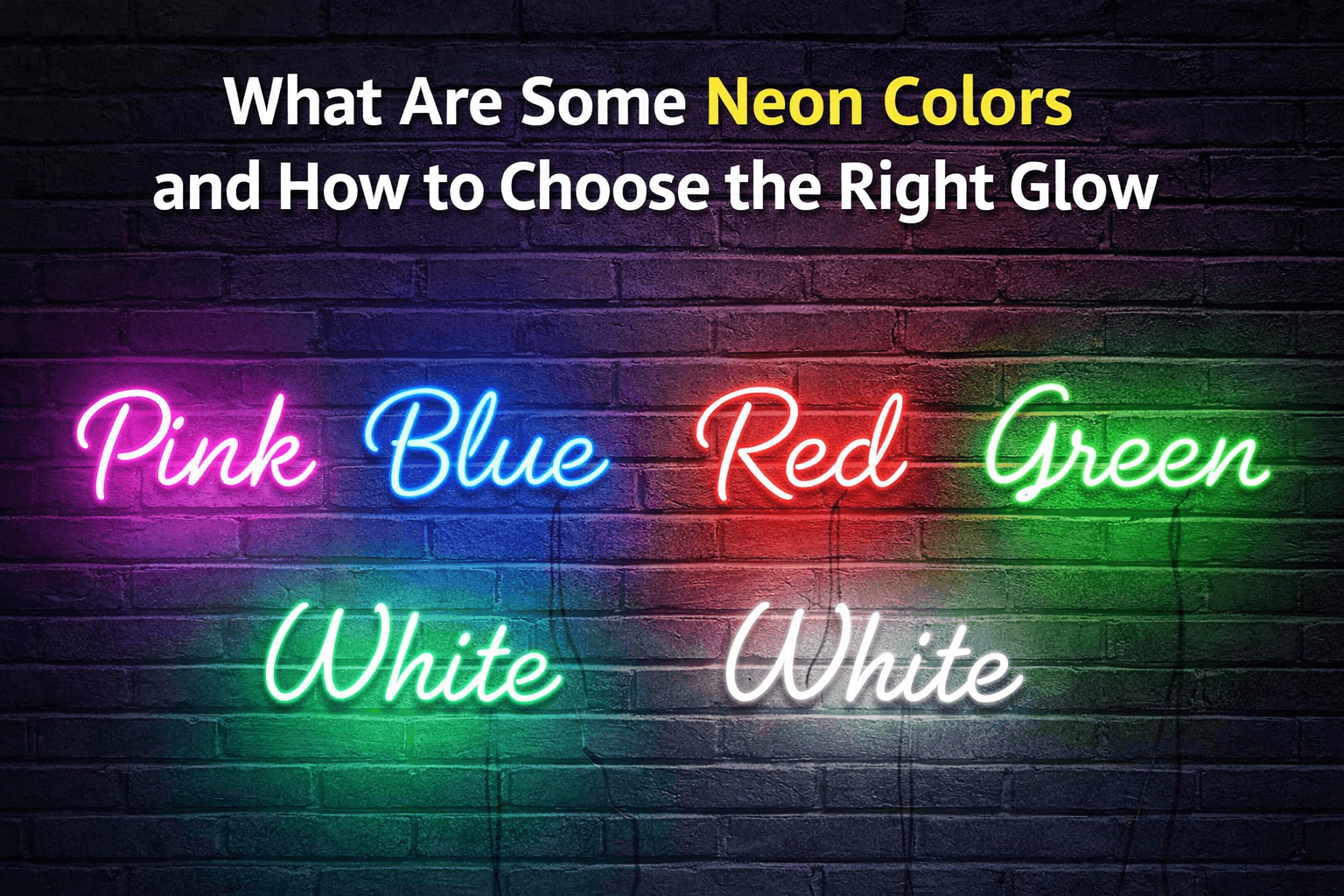 Neon Colors Guide Neon Colors Guide