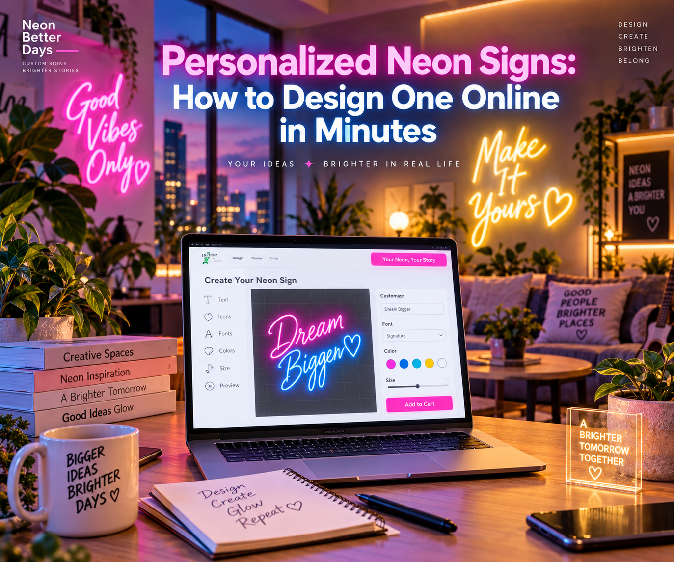 Personalized Neon Signs: How to Design One Online in Minutes Personalized Neon Signs: How to Design One Online in Minutes