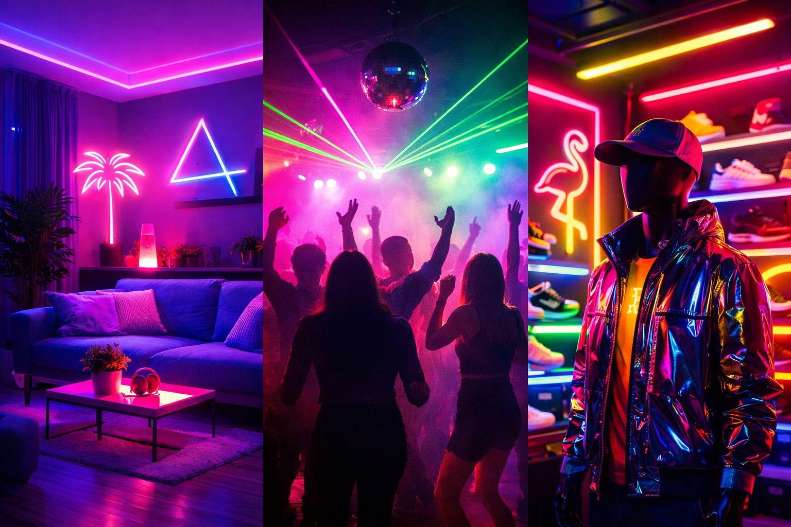 Popular Neon Color Combinations for Home, Events, and Stores Popular Neon Color Combinations for Home, Events, and Stores