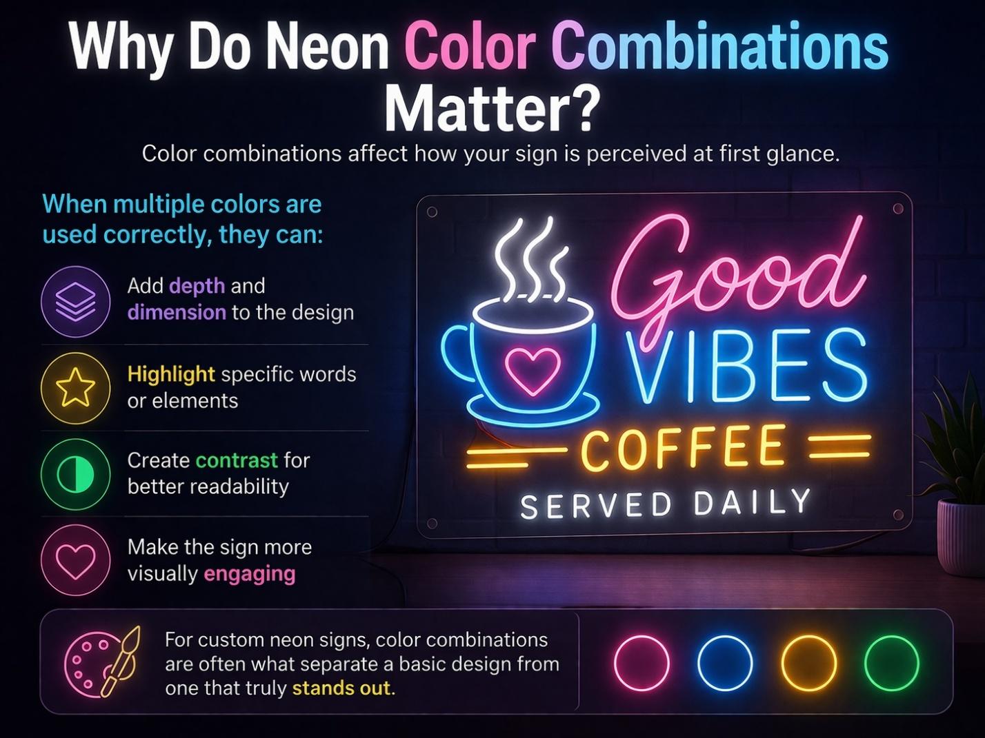 What Are the Best Neon Color Combinations for Signs What Are the Best Neon Color Combinations for Signs