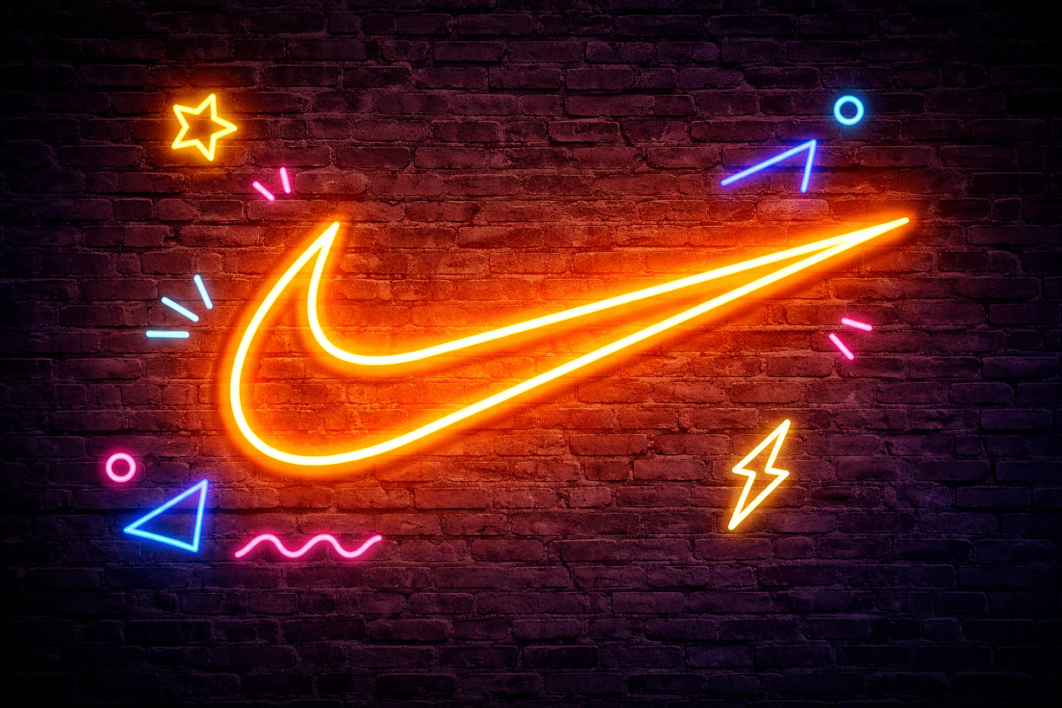Nike Swoosh Neon Sign Nike Swoosh Neon Sign