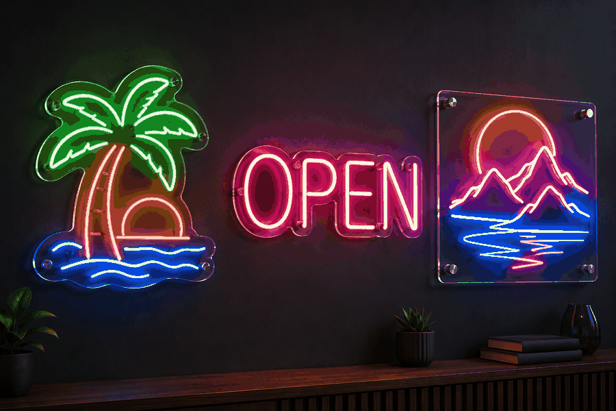 Cut-to-Shape vs Cut-to-Letter vs Rectangle Backboard: Which Custom Neon Sign Backing Is Best Cut-to-Shape vs Cut-to-Letter vs Rectangle Backboard: Which Custom Neon Sign Backing Is Best